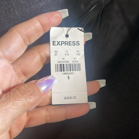 Express Men’s Wool Military Peacoat - Picture 3 of 10